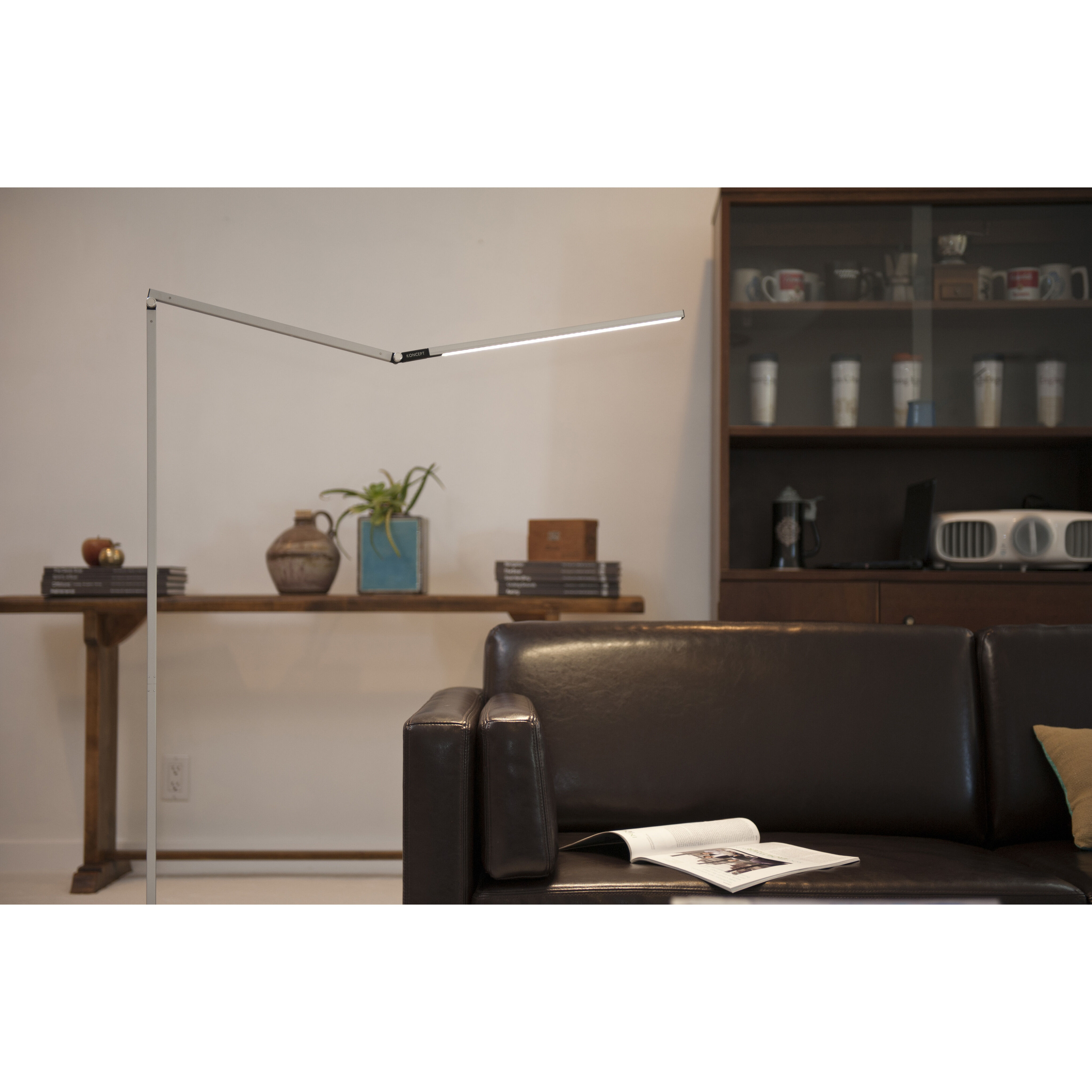 Koncept Z Bar LED Floor Lamp Silver AR5000 CD SIL FLR